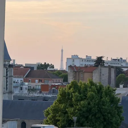 King Size Bed 5 Min Metro Paris Orly Alloggio in famiglia Villejuif